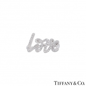 Tiffany & Co. White Gold Diamond Paloma Picasso Love Ring